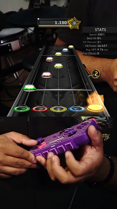 This new controller is CRAZY!! #clonehero