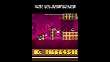 TON 618 JUMPSCARE!!! 😱😱😱 #gd #gdmobile #geometrydash #shorts
