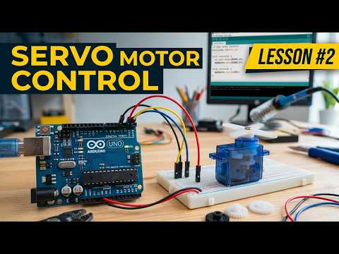 Arduino Projects for Beginners #2 -  Servo Motor Sweep (Step-by-Step)
