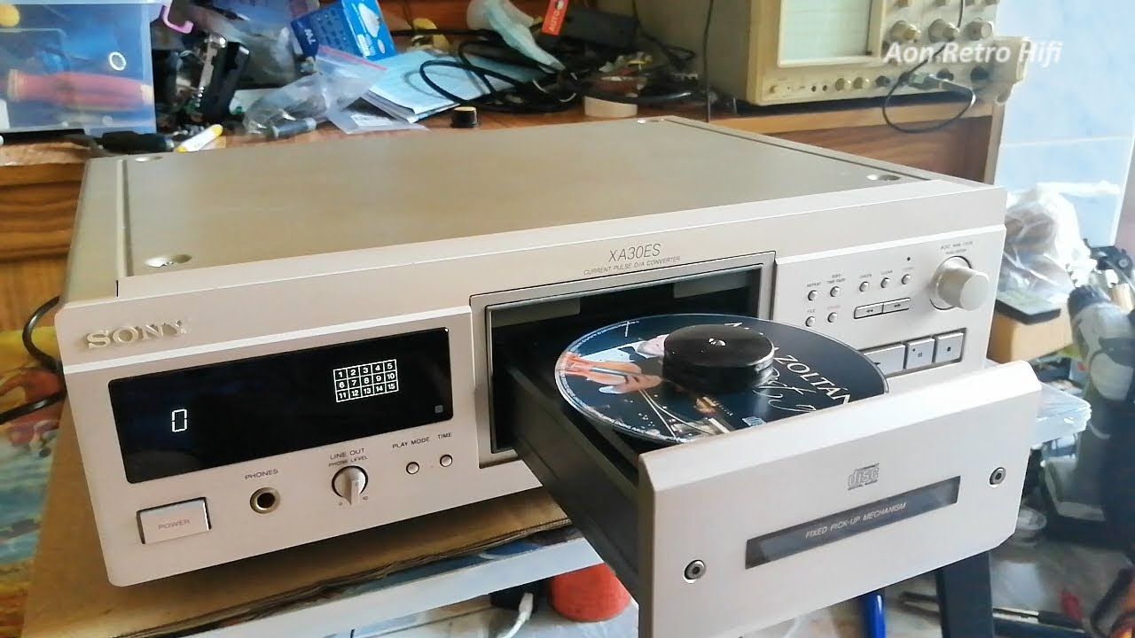 SONY CDP-XA30ES - YouTube