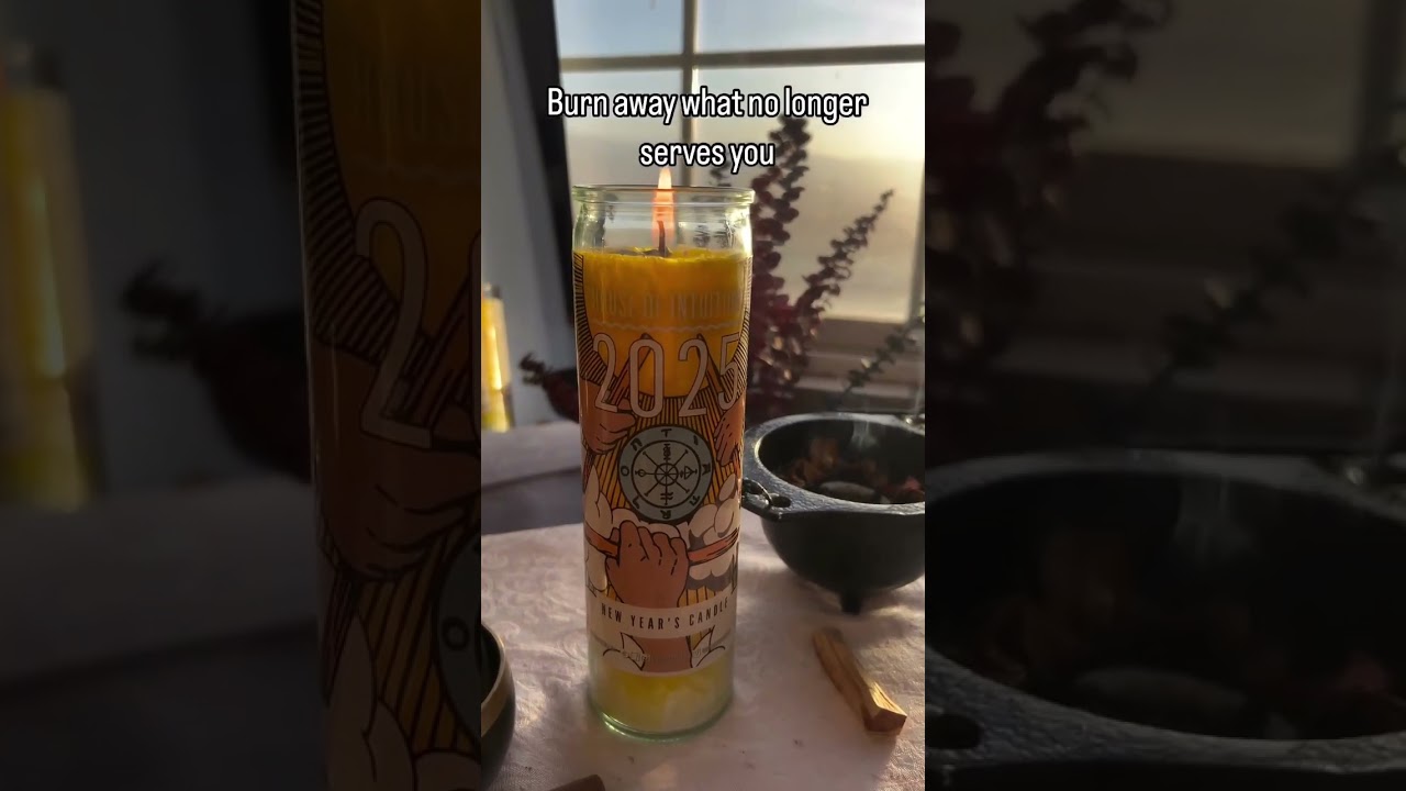 2025 New Year Magic Candle