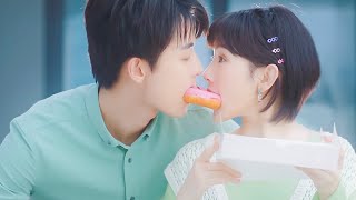 甜甜圈之吻，腹黑总裁高调秀恩爱，你也很好吃！#sweet #赵志伟 #孙艺宁 #cdrama