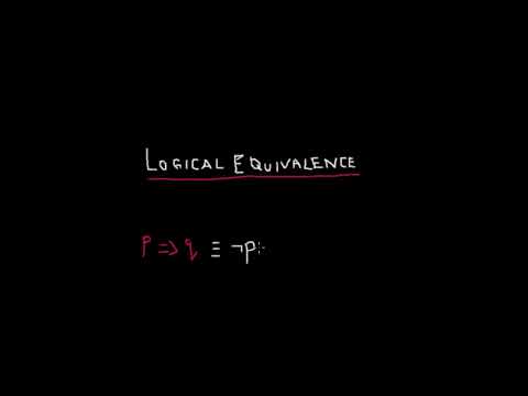 Logical Equivalence I - Prepositional Logic