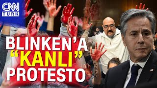 Blinkene Abd Kongresinde Büyük Şok Kanlı Ellerle Protesto Edildi Haber