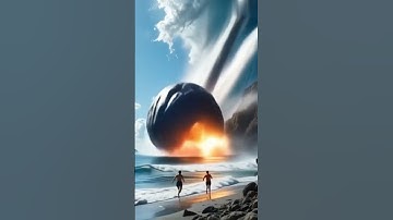 Large meteorite hits lake, causing tsunami 🌀☄️