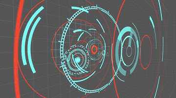 Circular HUD Interface 4K Motion Background | Free Stock Video Footage HD 4K