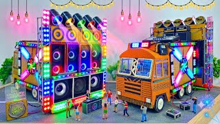 Mini DJ Truck Setup | How to make a mini DJ truck at home with a cardboard DJ box light | DJ guy
