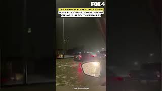 Highway becomes river during intense Texas weather