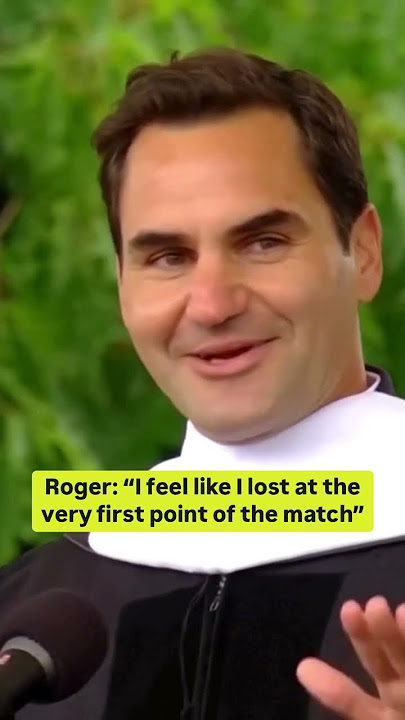 Roger Federer reflects on the 2008 Wimbledon Final vs Nadal (🎥: Dartmouth College)