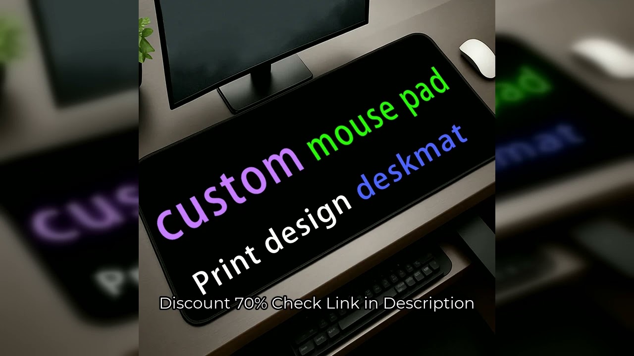 Custom Large Mouse Pad Sublimation Mouse Mat DIY Blank Rubber Carpet Anti-slip Keyboard Pad Office G