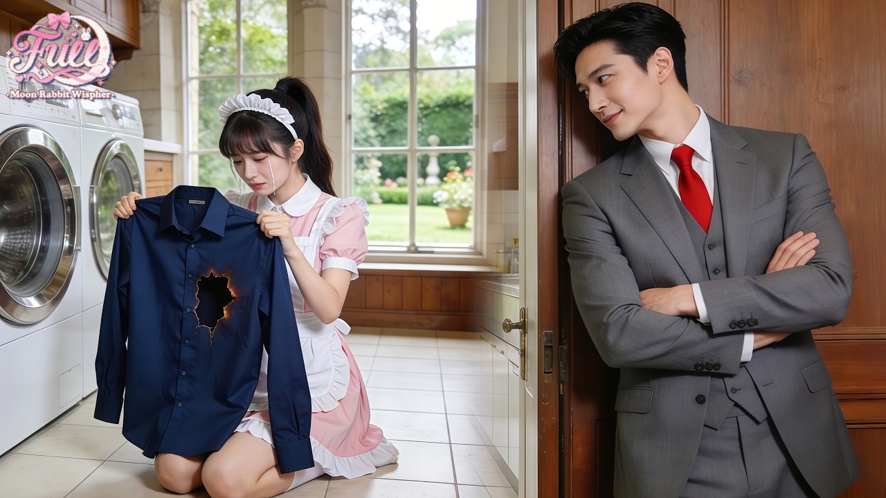Poor Girl Ruins CEO’s Expensive Shirt&Thinks She’s Doomed,But He Sees It and Falls for Her Cuteness!