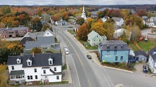 Flying around Milbridge, Maine - October 14, 2019