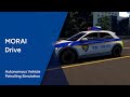 Morai drive autonomous vehicle patrolling simulation