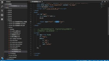 PHP进阶 04 VUE 1day 22 双向数据绑定