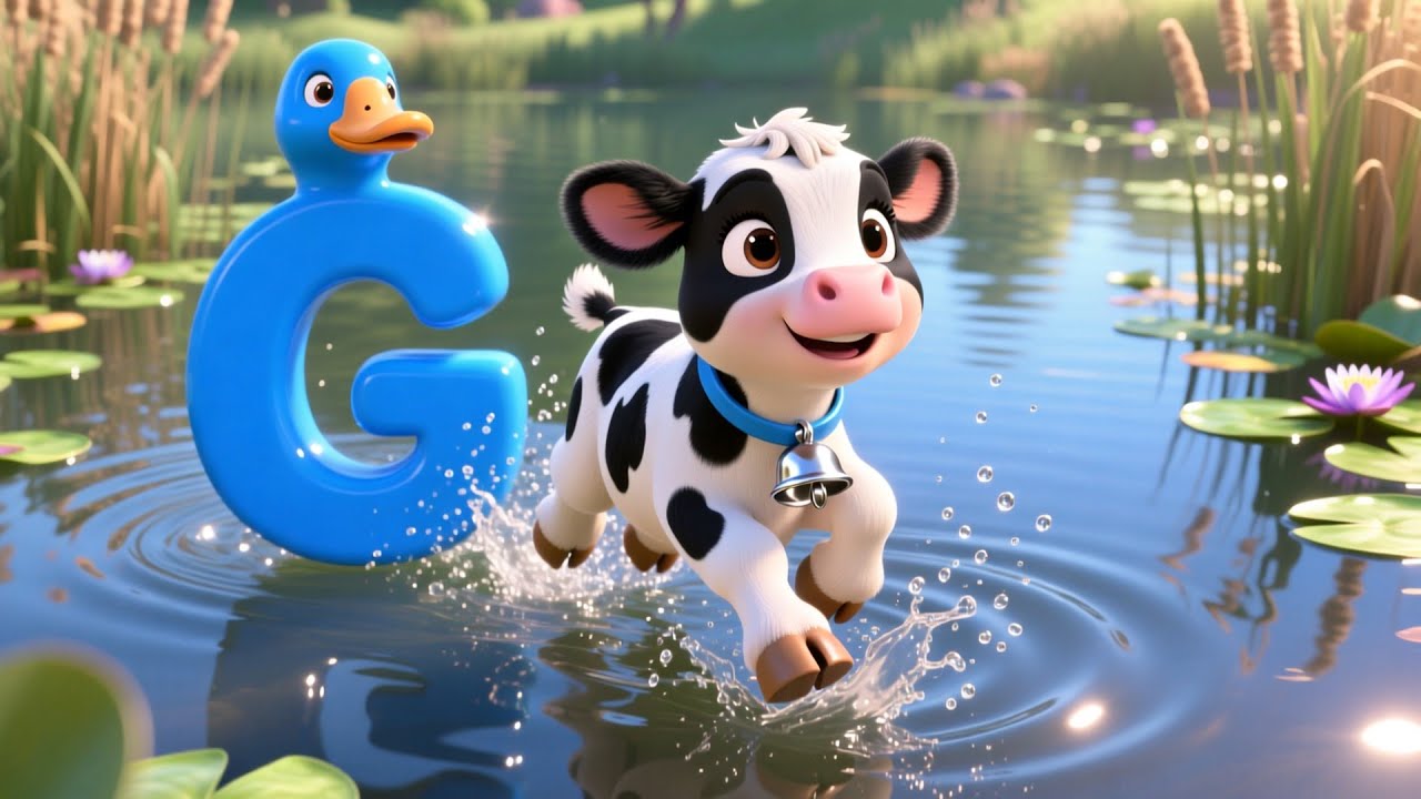 Cow’s ABC Farm Parade 🐄🚜👶 | Learn Alphabet for Kids | Fun Farm ABC ...