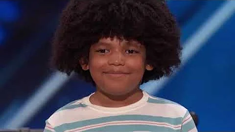 9 Year Old Journeyy Sings Original Song,  Paradise    Auditions   AGT 2024