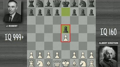 Power Of Imagination Albert Einstein vs J. Robert Oppenheimer | Archives Chess