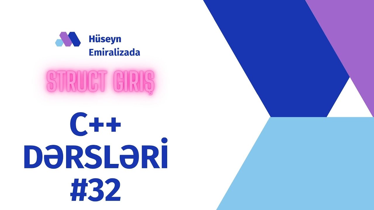 C++ Dərsləri Azərbaycan Dilində 32---C++ Struktur Nədir? – Sadə İzahla ...