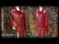 Easy Crochet Rectangle Shawl | Rock "N" Roll Wrap | Bag-O-Day Crochet Tutorial #583