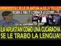 PERIODISTAS SE LE PLANTAN A LILLY TELLEZ! LA APLASTAN SE LE TRABO LA LENGUA! "ESTAS ENFERMA DE ODIO"