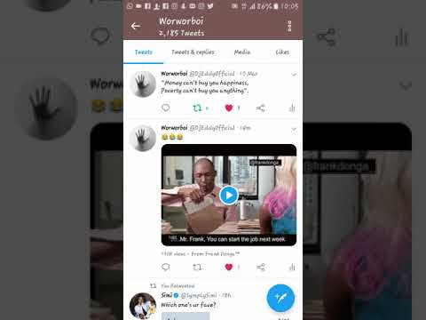 How to share someone&#39;s Twitter video without Retweeting on Android devices