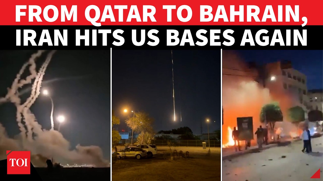 Iran BOMBS America's 5TH Navy Fleet In Bahrain; U.S. Bases Targeted In Qatar, Jordan, Iraq | WATCH