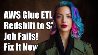AWS Glue ETL job from AWS Redshift to S3 fails