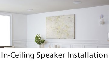 Klipsch R-1800-C: In-ceiling Speaker Installation Video by AVGearShop