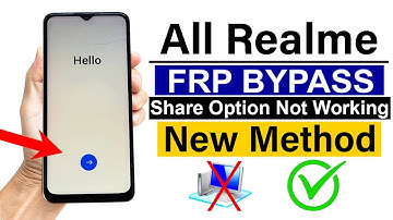 All Realme ANDROID 13/14/15 : (Share Option Not Working) - Google/ FRP Bypass - (Without Pc)