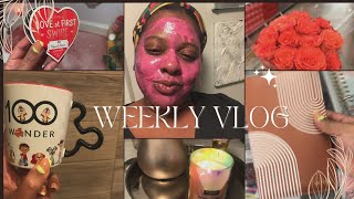 WEEKLY VLOG -Romanticizing My Nights|Valentine’s Day| Shopping|Cleaning| Running errands + MORE🌹