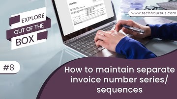 How to maintain separate invoice number series or sequence In Odoo