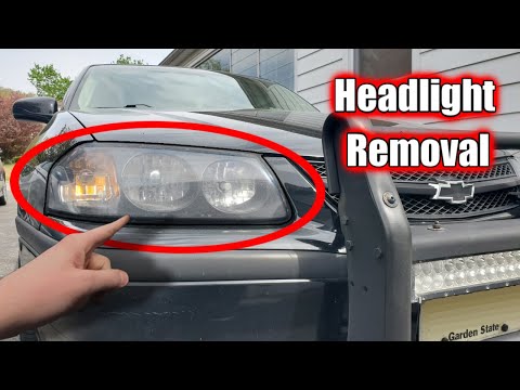 How to Replace Chevy Impala Headlight Assembly (2000-2005)