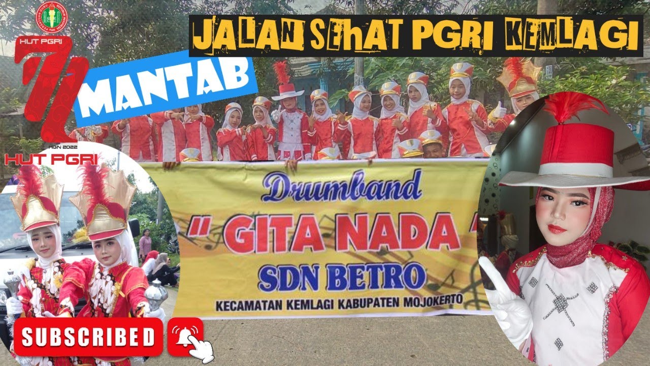 DRUMBAND GITA NADA - SDN BETRO - PERFORM -  HUT PGRI TAHUN 2022