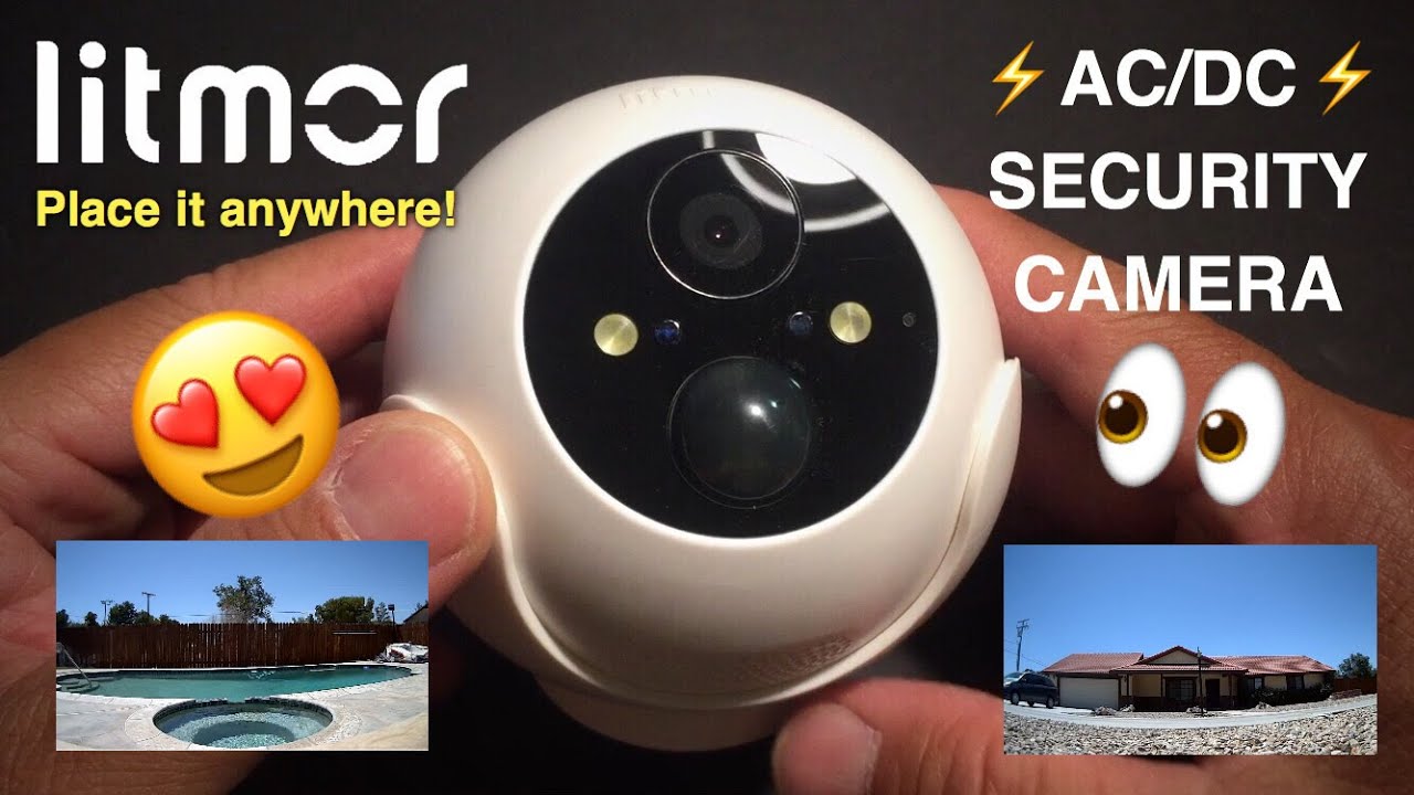 litmor Battery 2 Cam 防犯カメラ Litmor Battery Security Camera Review - AC/DC 1080p Wireless and