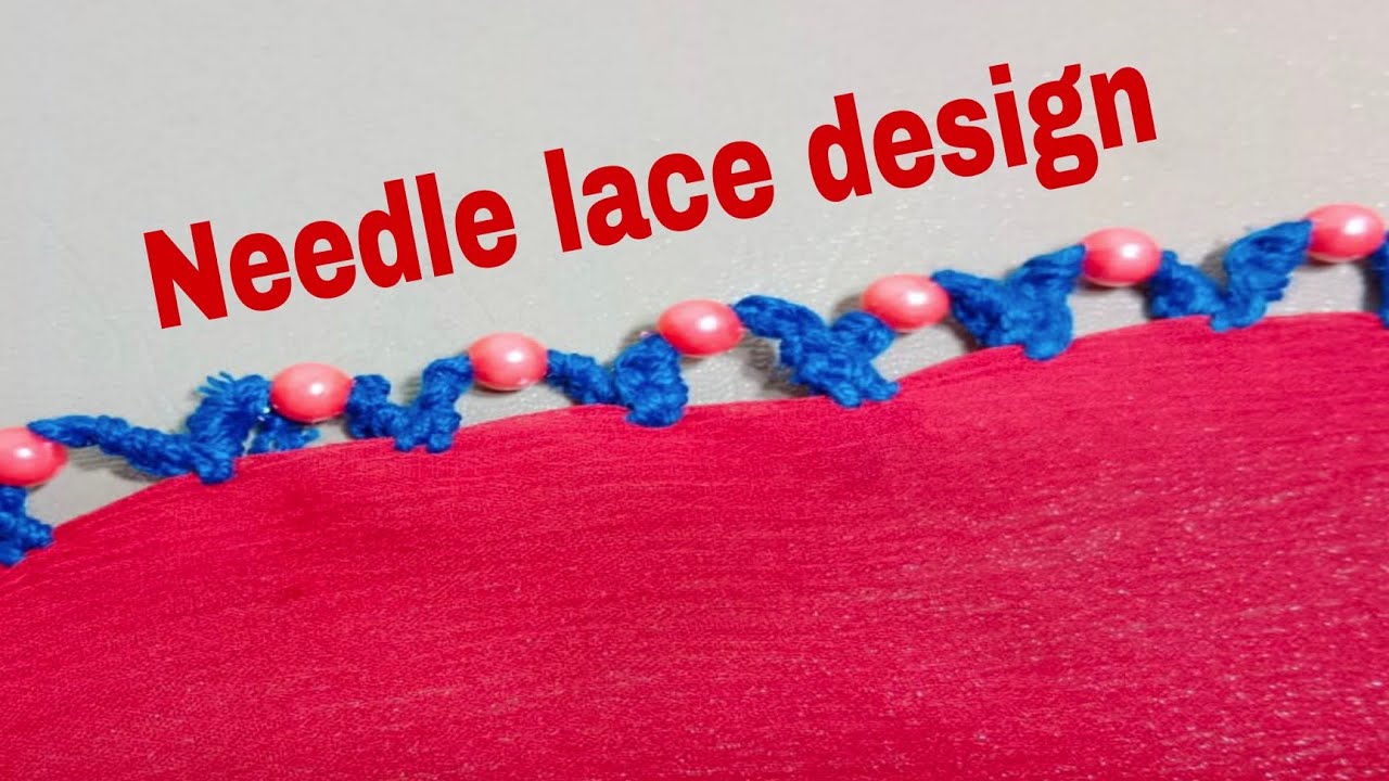 How to make easy needle lace YouTube