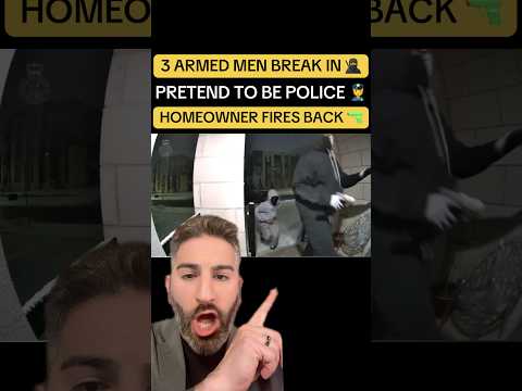 3 armed men break into a Vaughan home and the homeowner who is a legal firearms owner shoots back😮