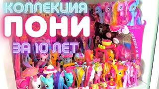 Моя коллекция пони за 10 лет 🎉 MLP HUGE COLLECTION