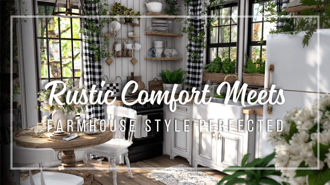 Tiny Farmhouse Kitchen Designs 🌿 Rustic Comfort Elevated with Polished Elegance