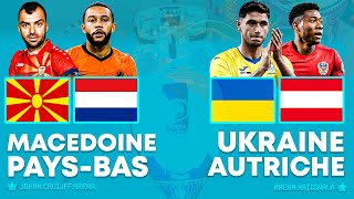  Match Live/Direct : MACEDOINE DU NORD - PAYS-BAS / UKRAINE - AUTRICHE | Groupe C | Euro 2020