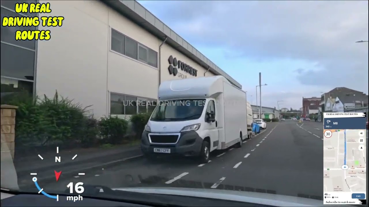 Shieldhall ADI Driving Test Route 1 | Real Driving Test Route - How the Shieldhall Test Looks Like