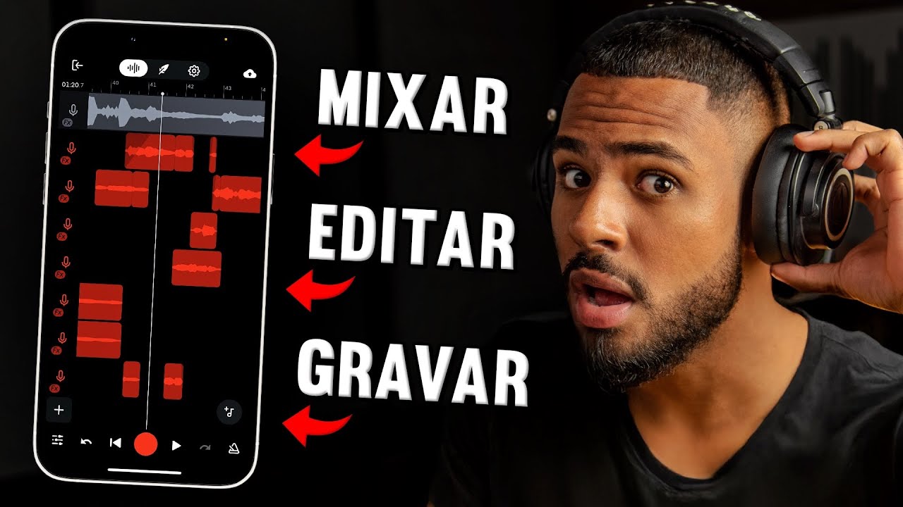 COMO GRAVAR E EDITAR A VOZ NO CELULAR? Com AUTOTUNE usando o BANDLAB ...