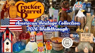 Cracker Barrel's NEW 4th Of July-American Heritage Collection Decor 2026 Walkthrough (250th Anniv.)