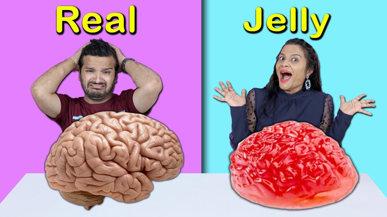 Real Vs Jelly Food Food Challenge Food Challenge India Hungry Birds