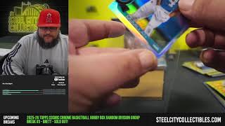 2025 Topps Chrome Football Hobby Box Random Division Group Break #24 - Brett
