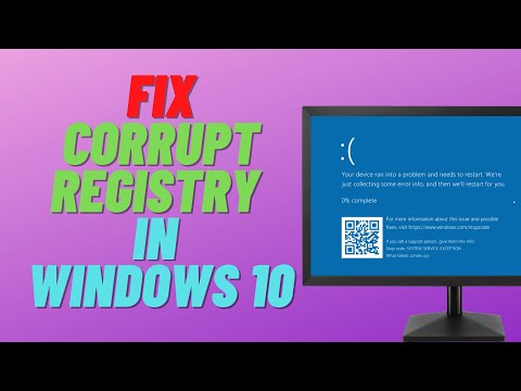 Video: How To Restore The Registry After A Virus