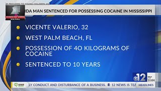 Florida man sentenced for possessing 40 kilos of cocaine in Mississippi Profile