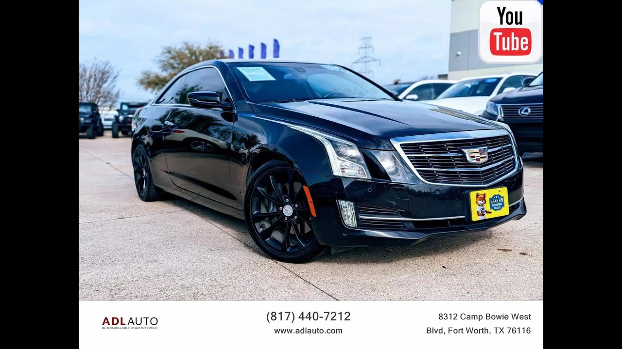 T02560 2015 Cadillac ATS Walkaround and Startup Interior View at