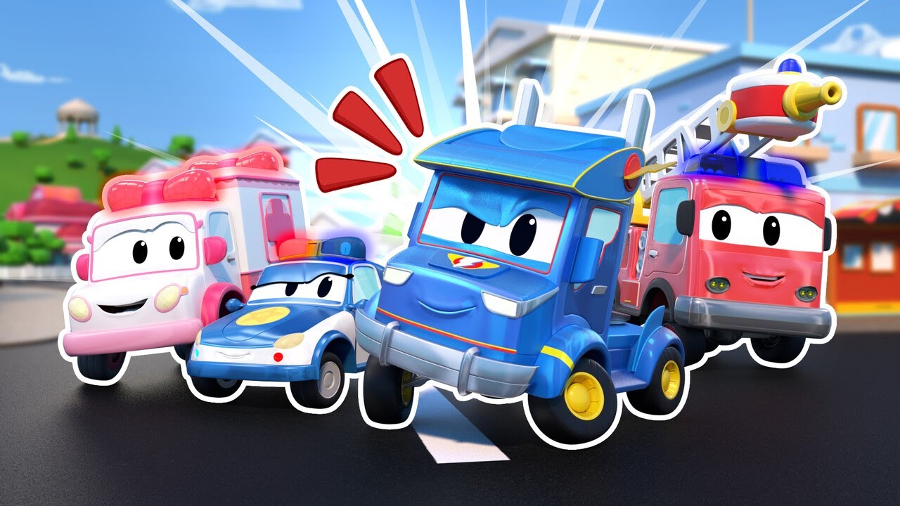 Equipo Super Camión con los VEHICULOS DE EMERGENCIA | Episodio de Rescate