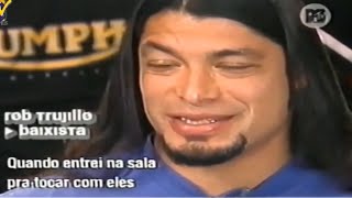 Rob Trujillo descreve sua entrada no Metallica: "Quando entrei na sala para tocar com eles.."