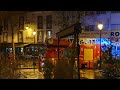 Pompiers de paris urgence feu caserne rousseau paris fire dept rousseau fire station responding 4k